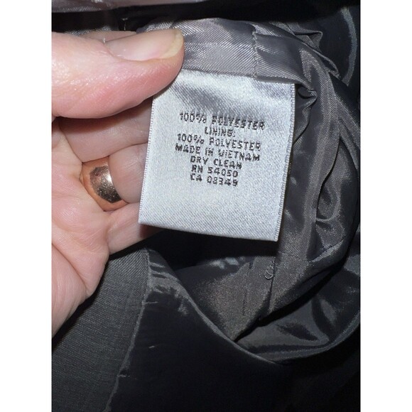 Kasper Sheath Dress Womens Sz 16 Gray V-neck Cap Sleeve Capsule Timeless Career - Picture 7 of 8